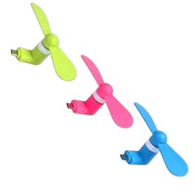 Portable Flexible Removable Mini USB Fan Type C Mobile Phone Cooling Fan - Rokomari product